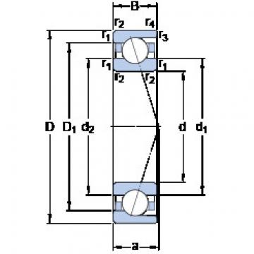 Bearing 71817 ACD/HCP4 SKF