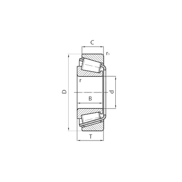 31318 CYSD Tapered Boller Bearings #5 small image