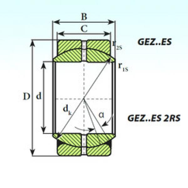 Bearing GEZ 44 ES 2RS ISB #5 image